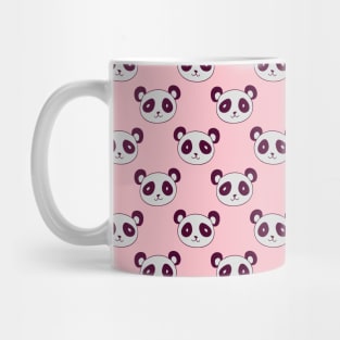 Panda Face Pattern Mug